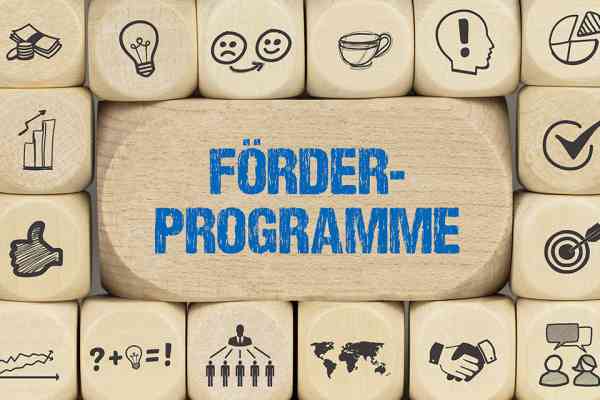 Schriftzug Förderprogramm